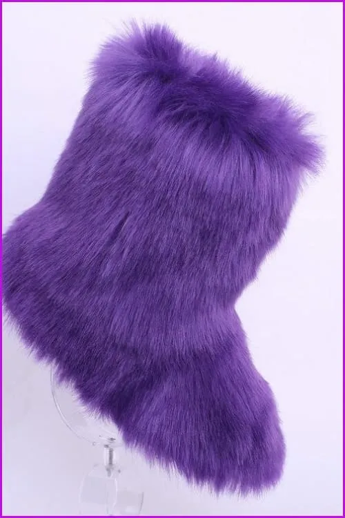 [Pre-sale] Kids Faux Fur Winter Boots F201