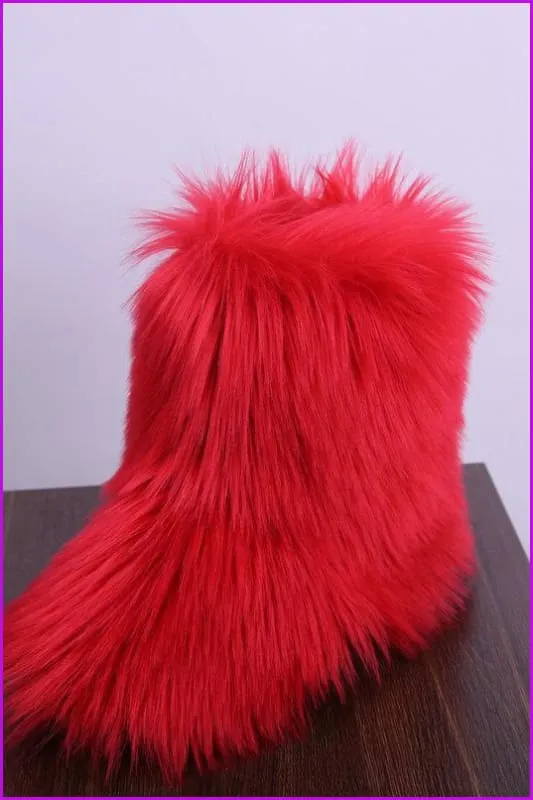 [Pre-sale] Kids Faux Fur Winter Boots F201