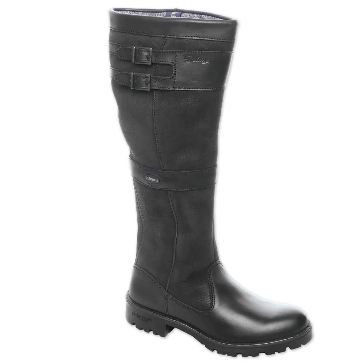 PU Round Toe Low Heel Knee High Knight Boots