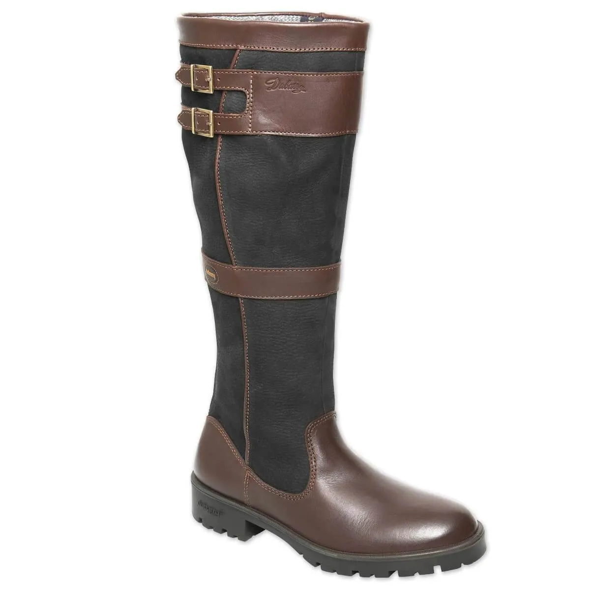 PU Round Toe Low Heel Knee High Knight Boots