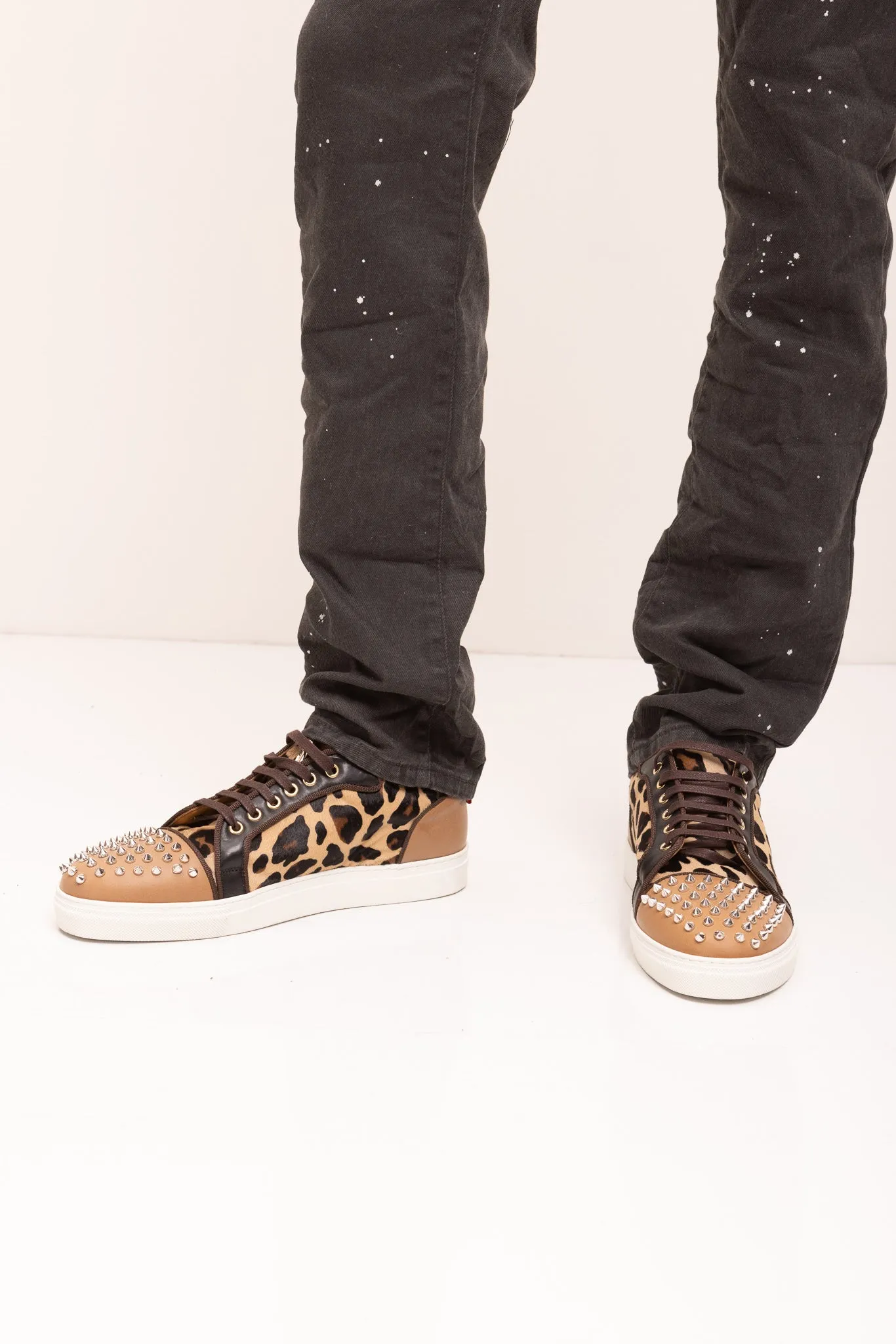 Punk Rocker Sneakers- Leopard