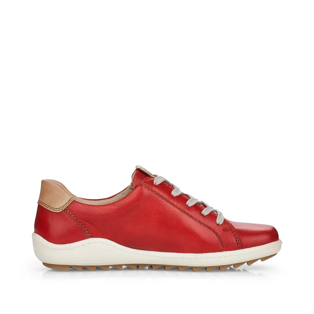 Remonte Ladies Zip Trim Lace Sneaker