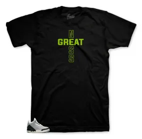 Retro 3 Chlorophyll Greatness Cross Shirt