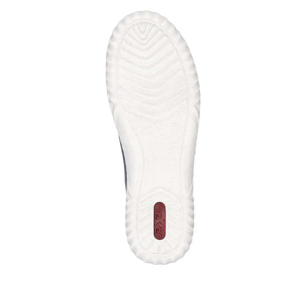 Rieker Ladies Zip and Lace Sneaker