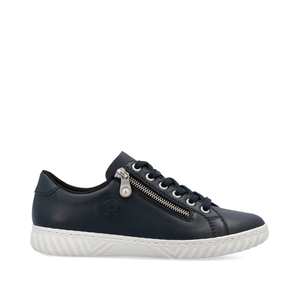Rieker Ladies Zip and Lace Sneaker