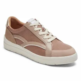 Rockport Women TRUFLEX NAVYA NAVYA RETRO SNEAK TAUPE TEXTILE/SYNTHETIC ECO