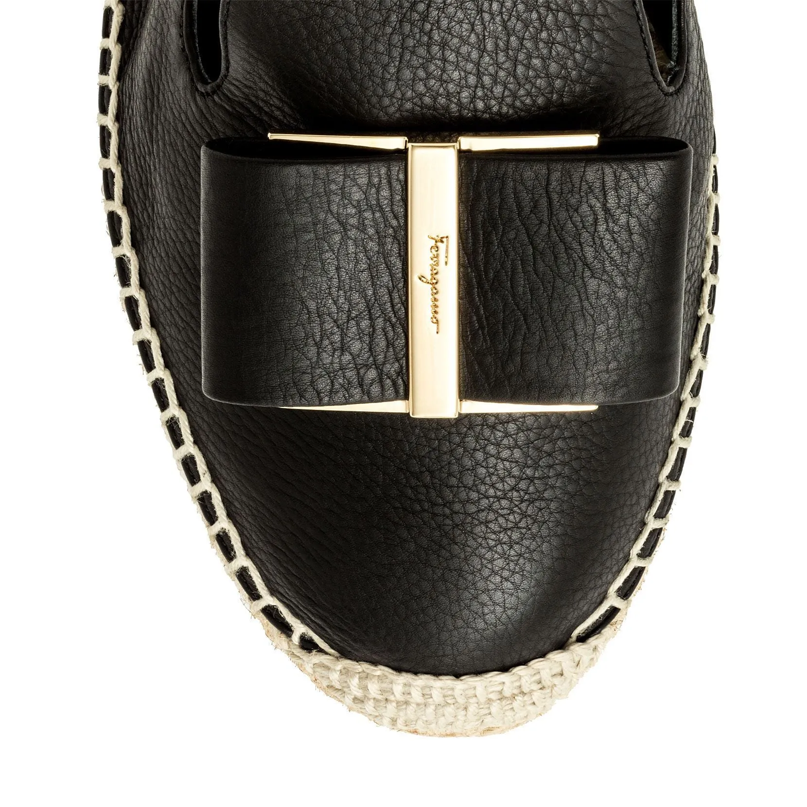 Sannio black calf espadrilles
