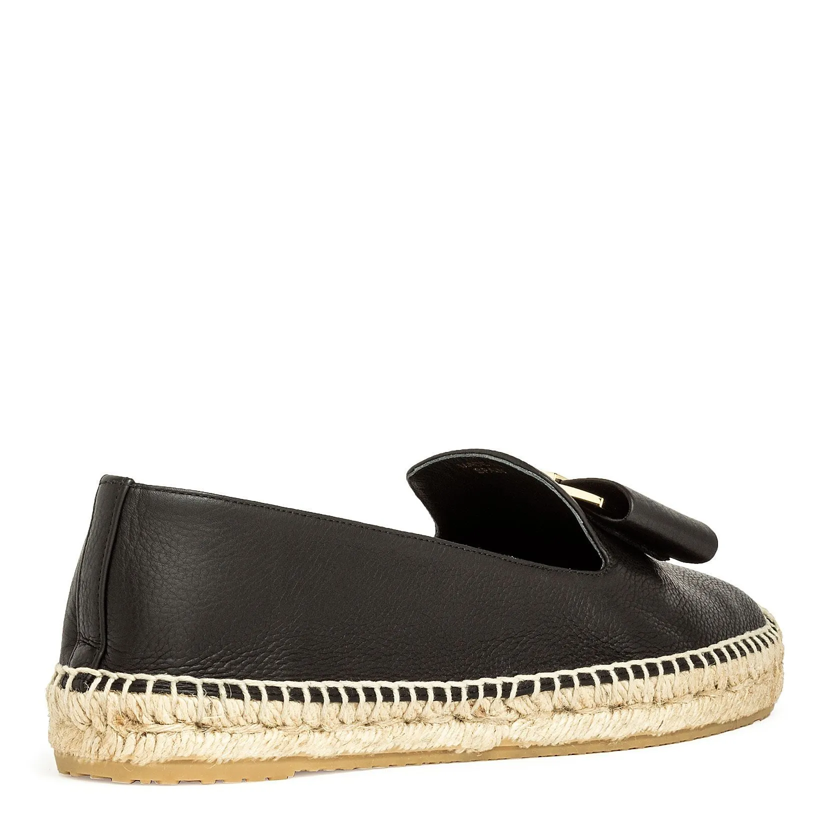 Sannio black calf espadrilles