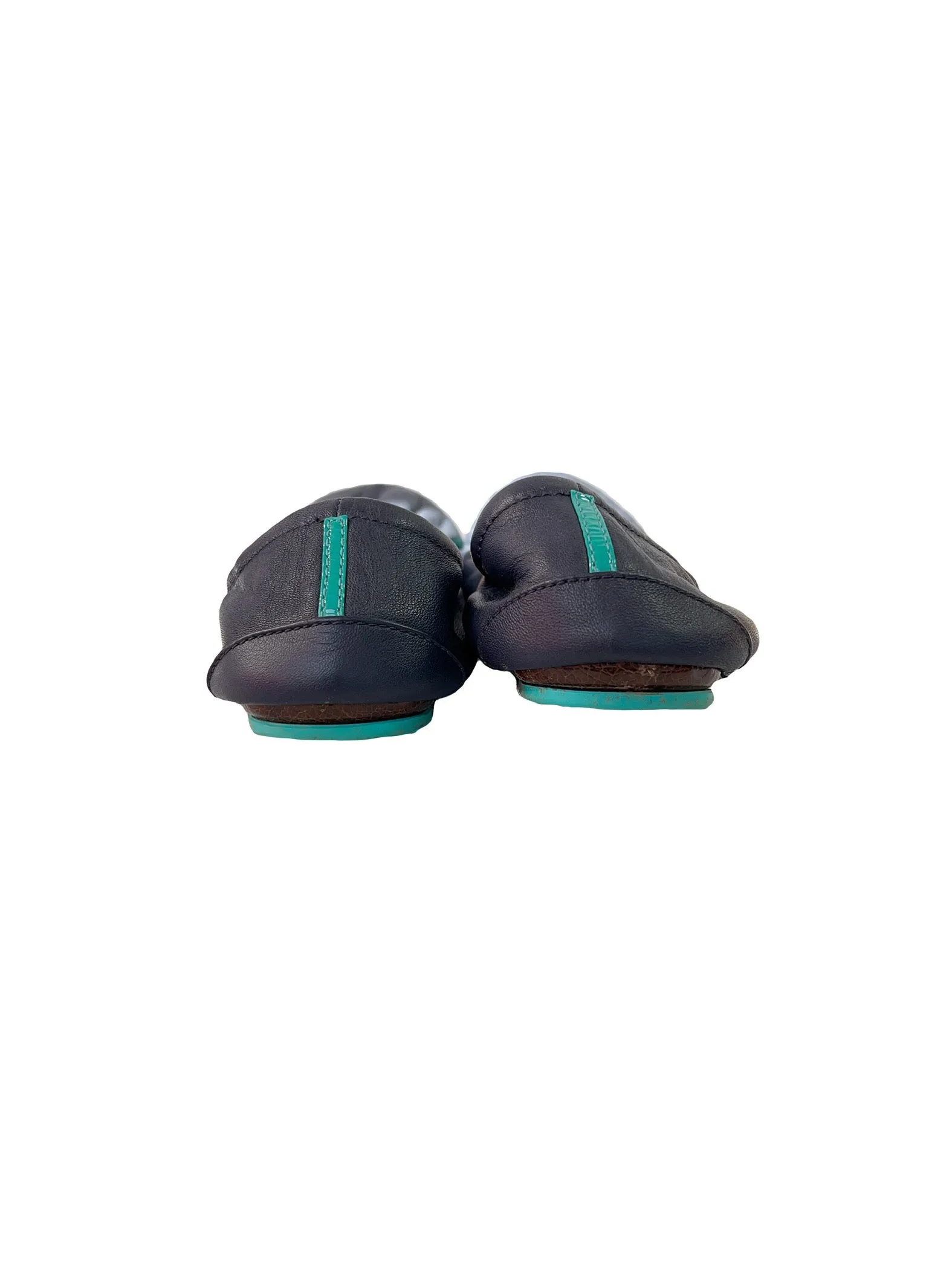 Tieks navy leather flats size 10