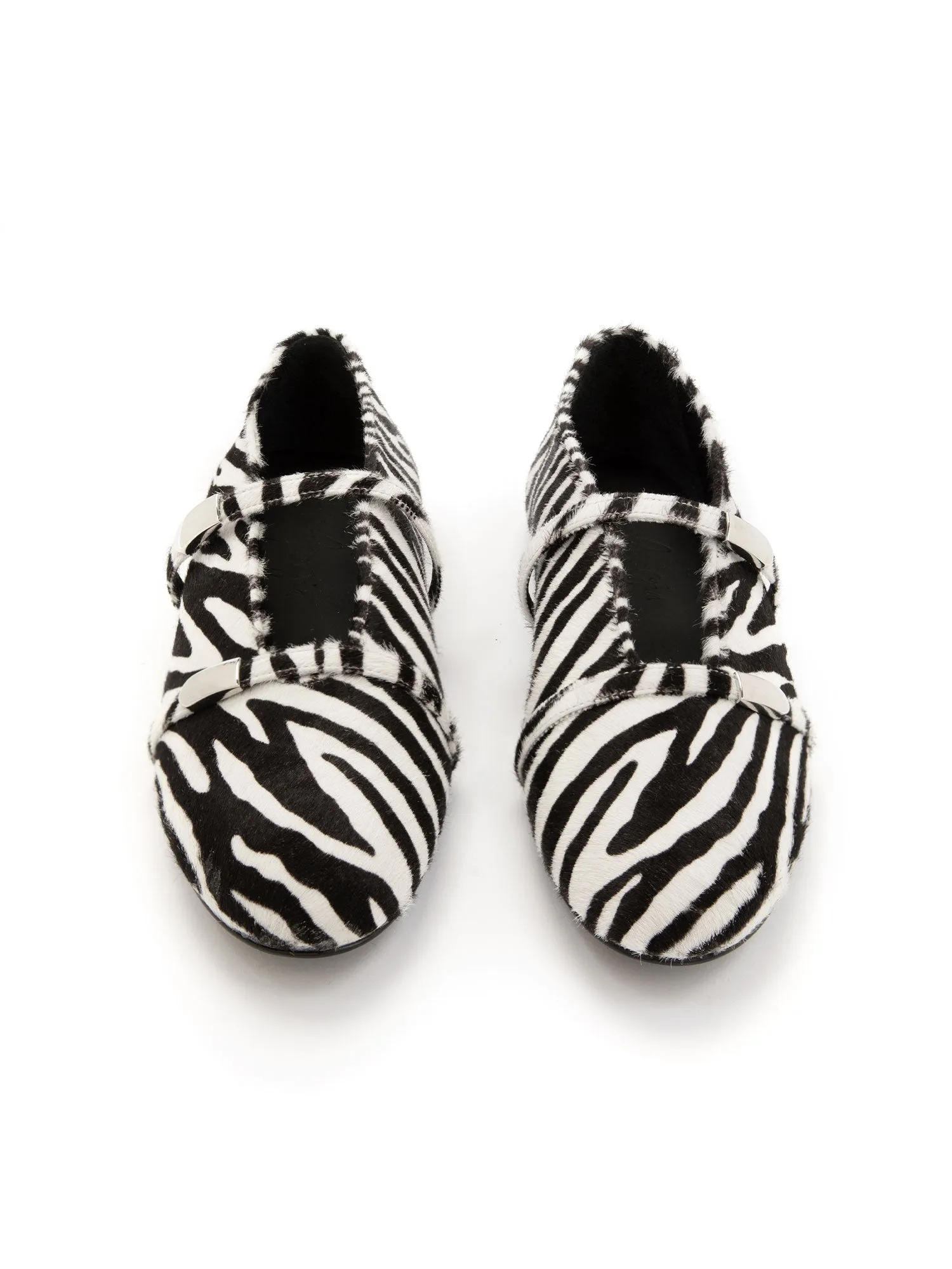 Tommy Ballet Flat | Zebra