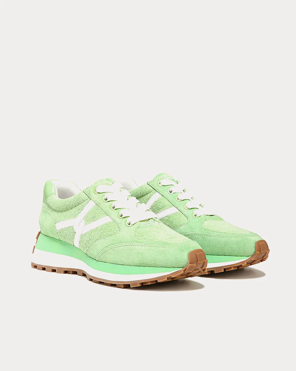Valentina Green Low Top Sneakers